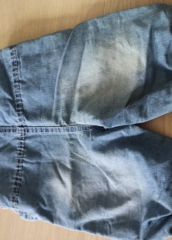 Nakışlı Renkli Erkek Kot Tulum - Görsel 5