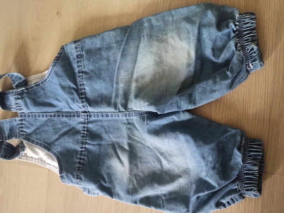 Nakışlı Renkli Erkek Kot Tulum - Görsel 5