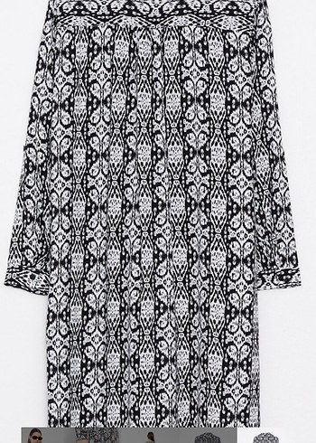 Yılan Desenli Uzun Kollu Kadın Tunik - Görsel 5