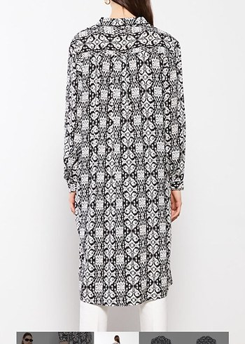 Yılan Desenli Uzun Kollu Kadın Tunik - Görsel 3