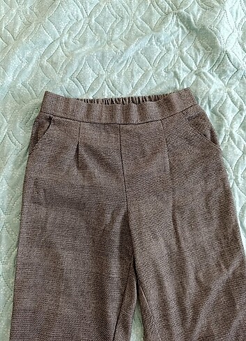 12-13 Yaş Beden gri Renk Kumaş pantolon 
