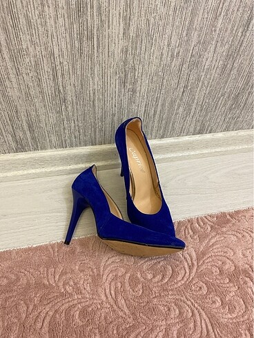 Zara Saks mavisi stiletto