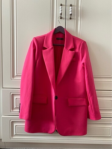 Pembe blazer ceket