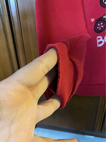 9 Yaş Beden kırmızı Renk Çocuk sweat