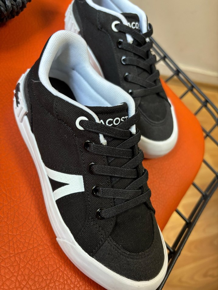 Lacoste Erkek Çocuk Siyah Spor Ayakkabı - Görsel 2