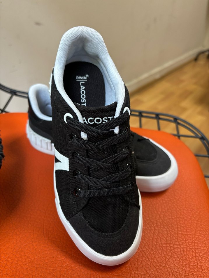 Lacoste Erkek Çocuk Siyah Spor Ayakkabı - Görsel 4