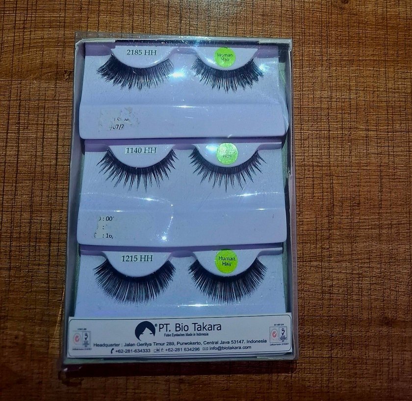 Bej Renkli Takma Kirpik Seti - Görsel 2