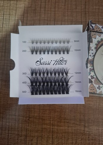 Bej ve Gri Takma Kirpik Seti - Görsel 3