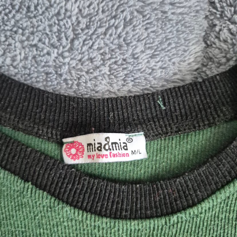 Siyah Uzun Kollu Crop Body - Görsel 2