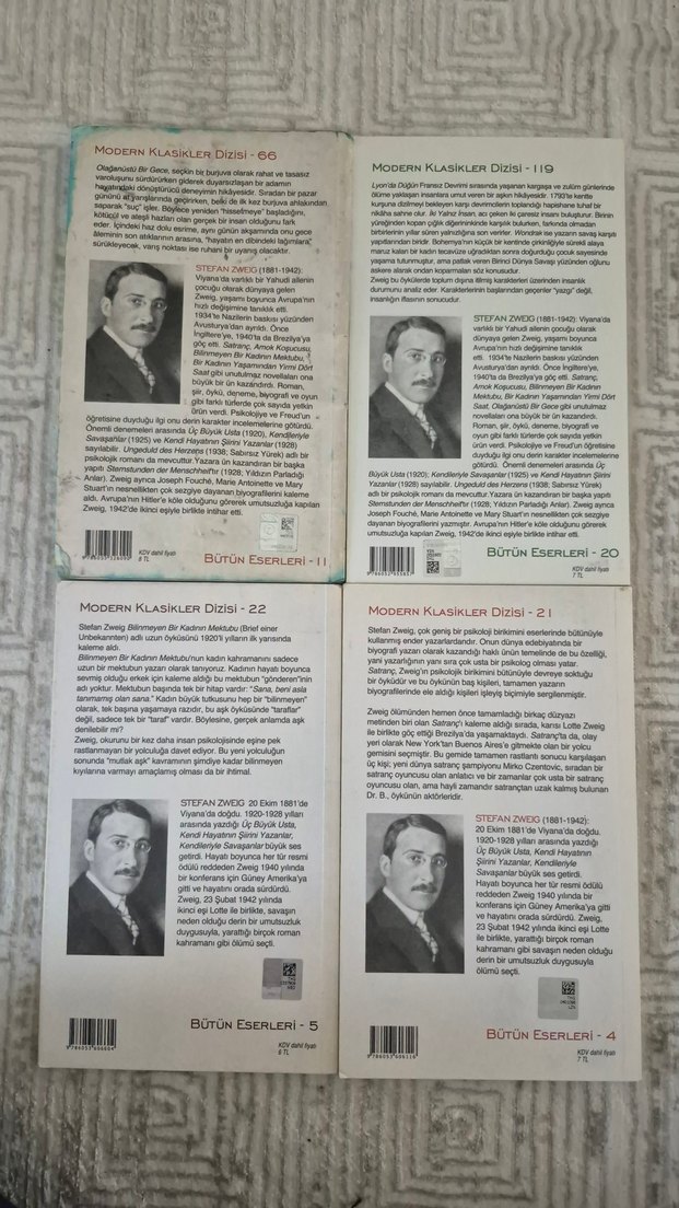 Stefan Zweig 4 Kitap Seti - Modern Klasikler - Görsel 2