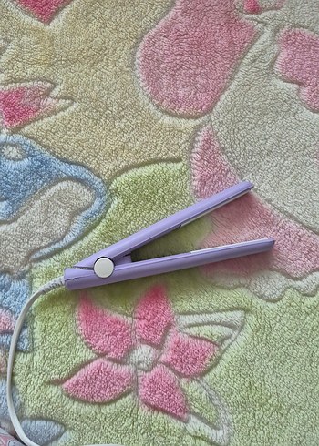 Pastel Mor Mini Saç Düzleştirici - Görsel 2