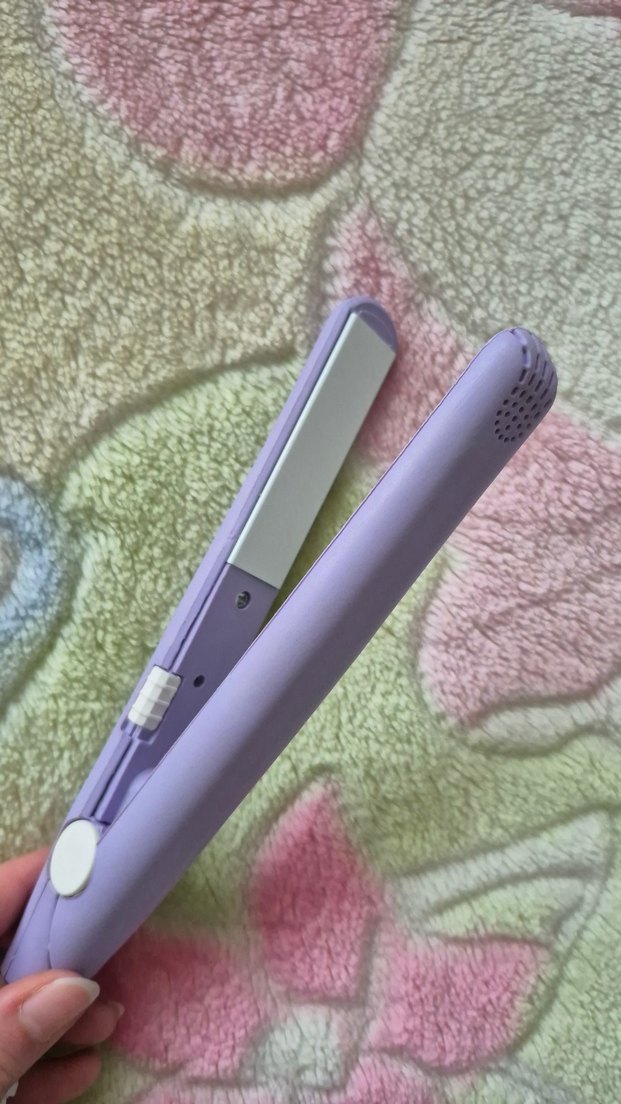 Pastel Mor Mini Saç Düzleştirici - Görsel 5