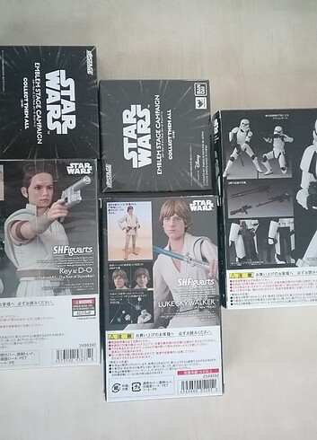  Orjinal Bandai shfiguarts star wars 5 set