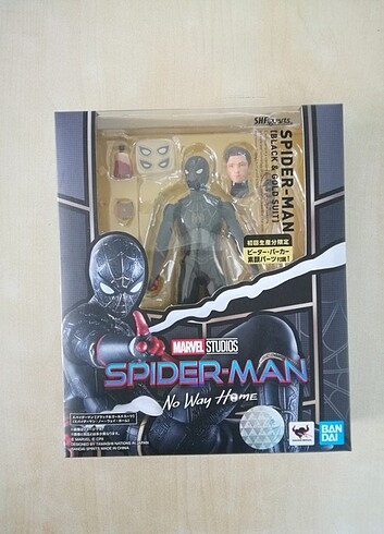 Bandai shfiguarts spider man no way home Black and gold suit 