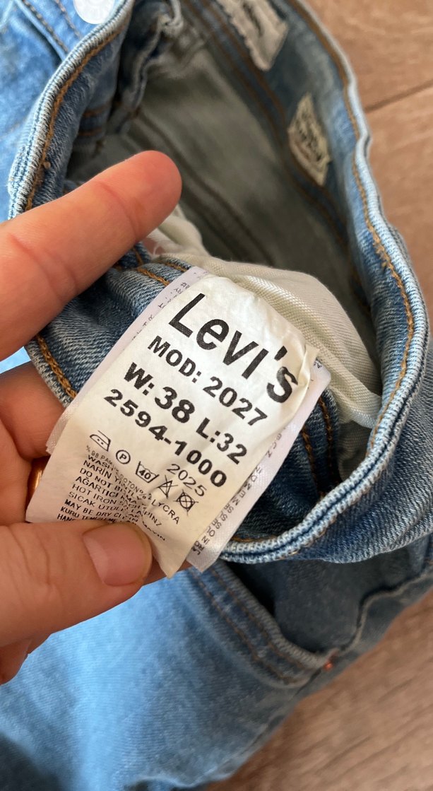 Levi's Erkek Mavi Regular Fit Denim Pantolon - Görsel 4
