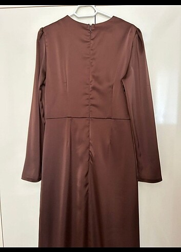 Saten tesettür abiye - Görsel 5