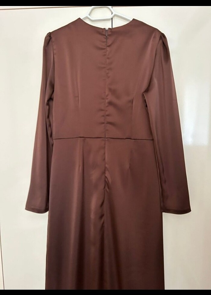 Saten tesettür abiye - Görsel 5