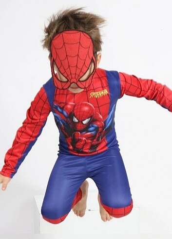 4 Yaş Beden Spıderman kostüm Örümcek adam kostüm 