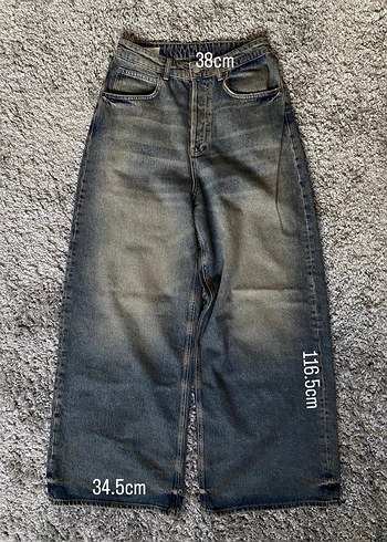 Zara washed baggy jeans - Görsel 6