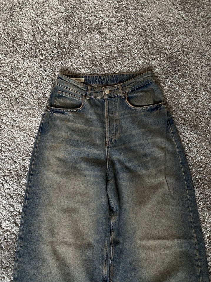 Zara washed baggy jeans - Görsel 2