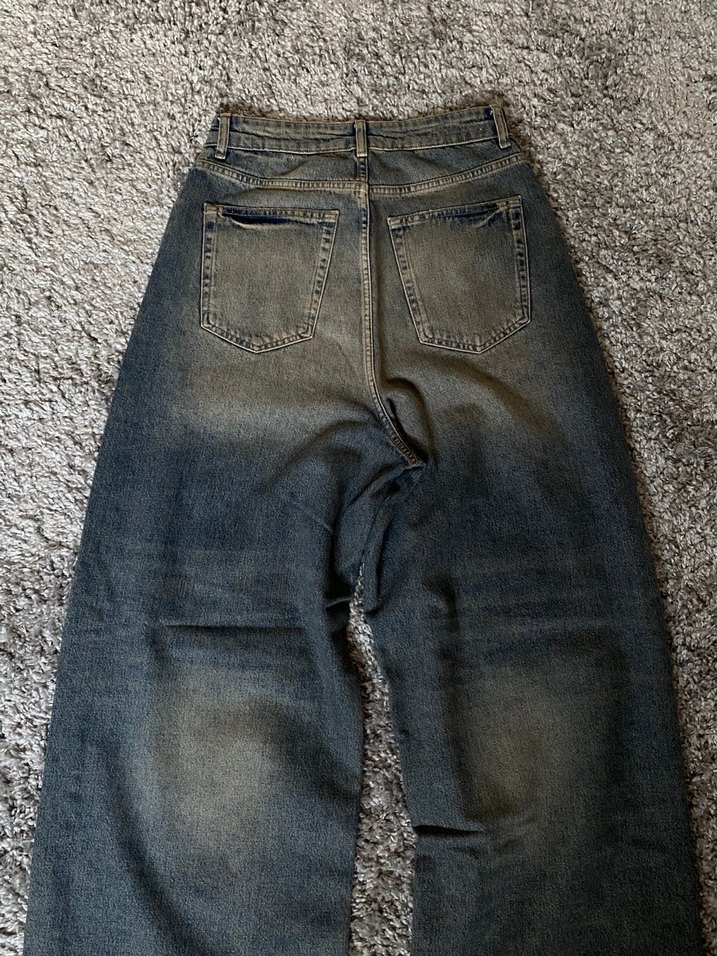 Zara washed baggy jeans - Görsel 4