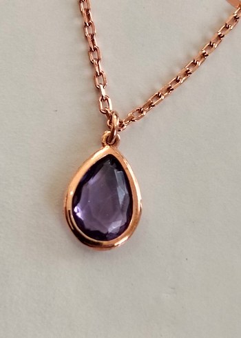 So chic bayan gümüş kolye - Görsel 5