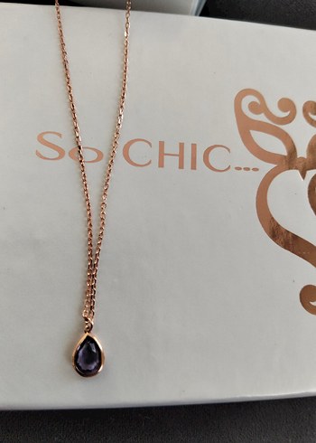 So chic bayan gümüş kolye - Görsel 7