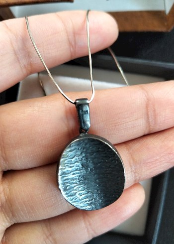 So chic bayan gümüş kolye - Görsel 4