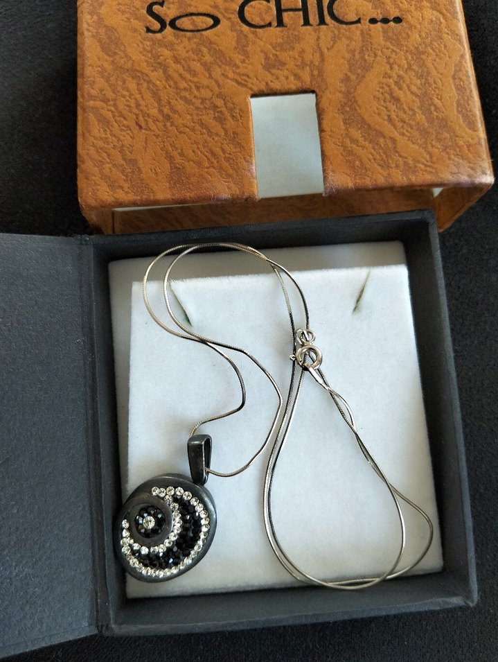 So chic bayan gümüş kolye - Görsel 5