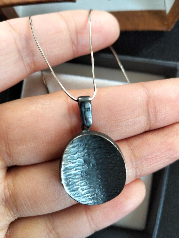 So chic bayan gümüş kolye - Görsel 4