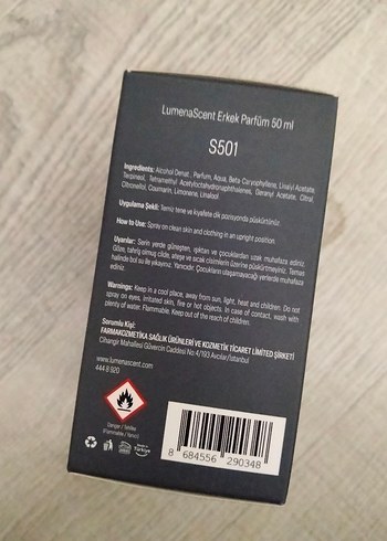 LumenaScent S501 erkek Parfümü Sauvage - Görsel 4