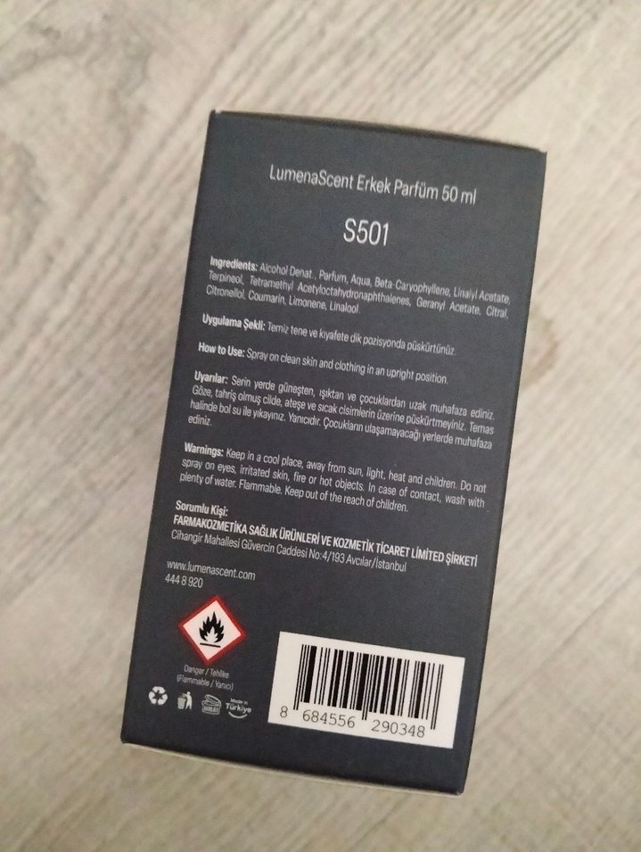 LumenaScent S501 erkek Parfümü Sauvage - Görsel 4