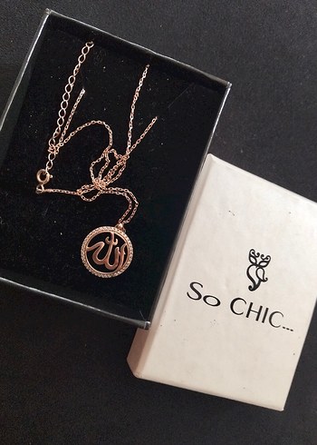 Kadın gümüş Allah lafzı kolye - Görsel 7