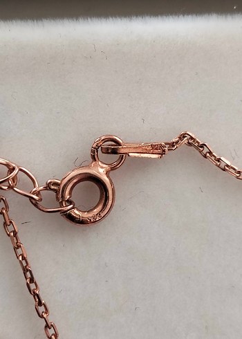 Zincir Detaylı Mini Kadın Kolye gümüş so chic - Görsel 4