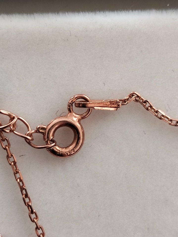 Zincir Detaylı Mini Kadın Kolye gümüş so chic - Görsel 4