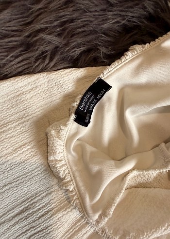 Kadın Keten Mini Tulum Fırfırlı - Görsel 3