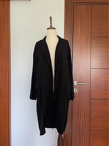 Zara 0 Pamuk Uzun Blazer