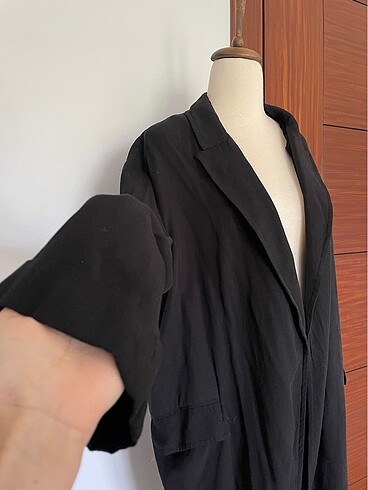 l Beden Zara 0 Pamuk Uzun Blazer