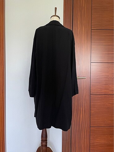 l Beden siyah Renk Zara 0 Pamuk Uzun Blazer