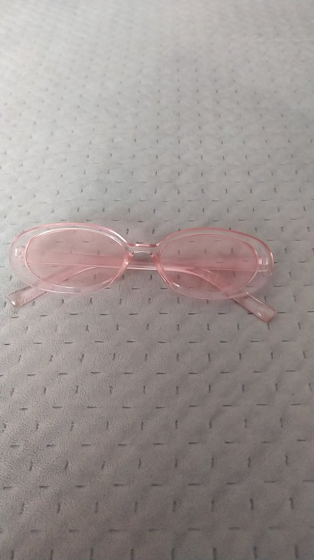 Şeffaf Pembe Kadın Gözlüğü - Görsel 2
