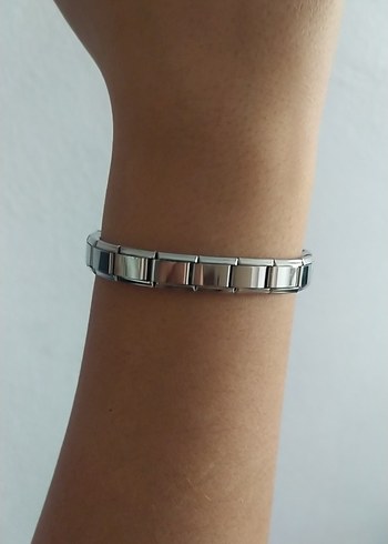 Gri Elastik Kadın Bileklik - Görsel 2