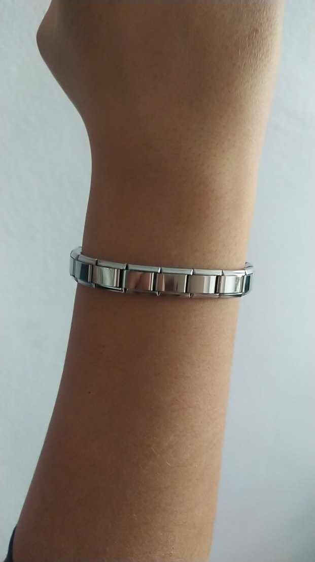 Gri Elastik Kadın Bileklik - Görsel 2