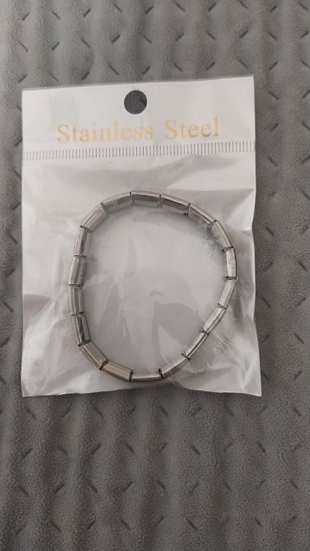 Gri Elastik Kadın Bileklik - Görsel 3