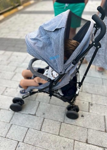 Gri Bebek Arabası - Görsel 5