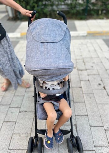 Gri Bebek Arabası - Görsel 4