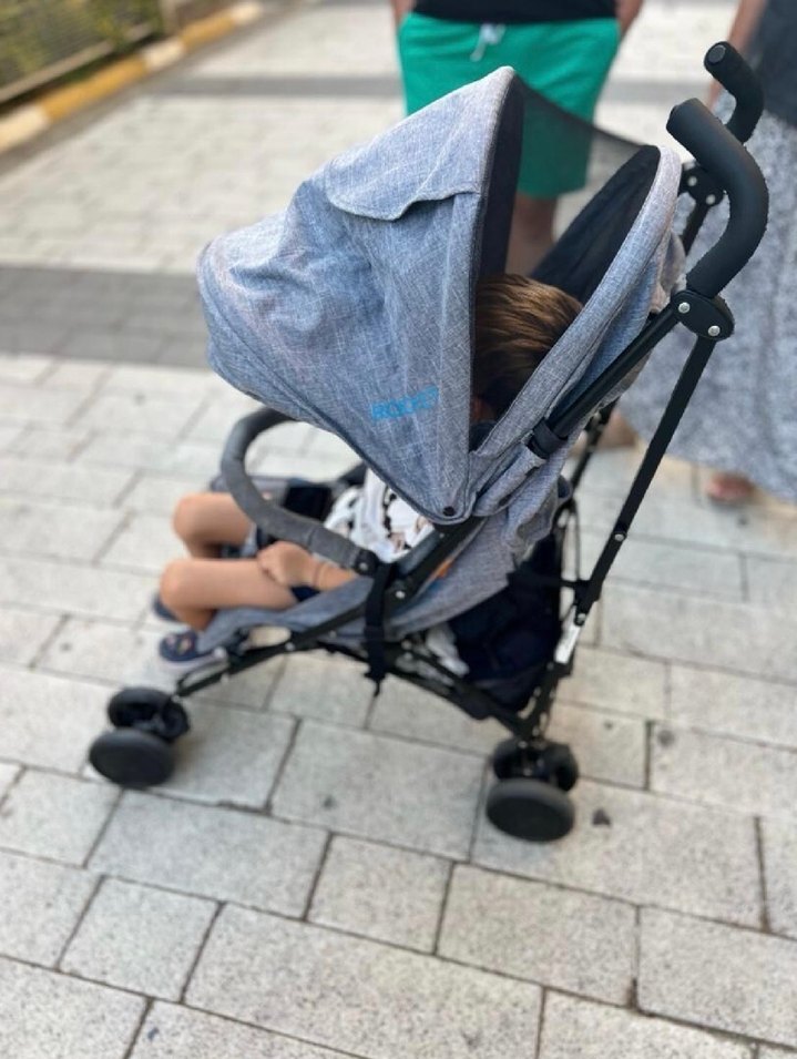 Gri Bebek Arabası - Görsel 5