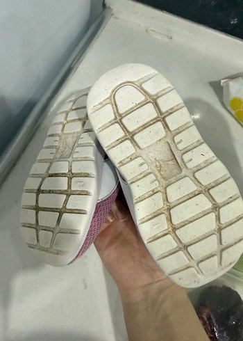 Kız Çocuk Pembe Yılan Desenli Spor Ayakkabı - Görsel 3