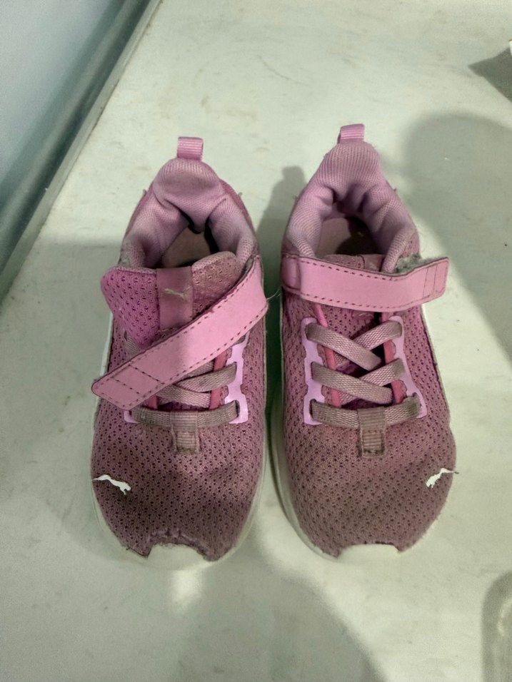 Kız Çocuk Pembe Yılan Desenli Spor Ayakkabı - Görsel 2