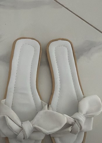 Beyaz Kadın Tokalı Blok  Babet iki adet - Görsel 3