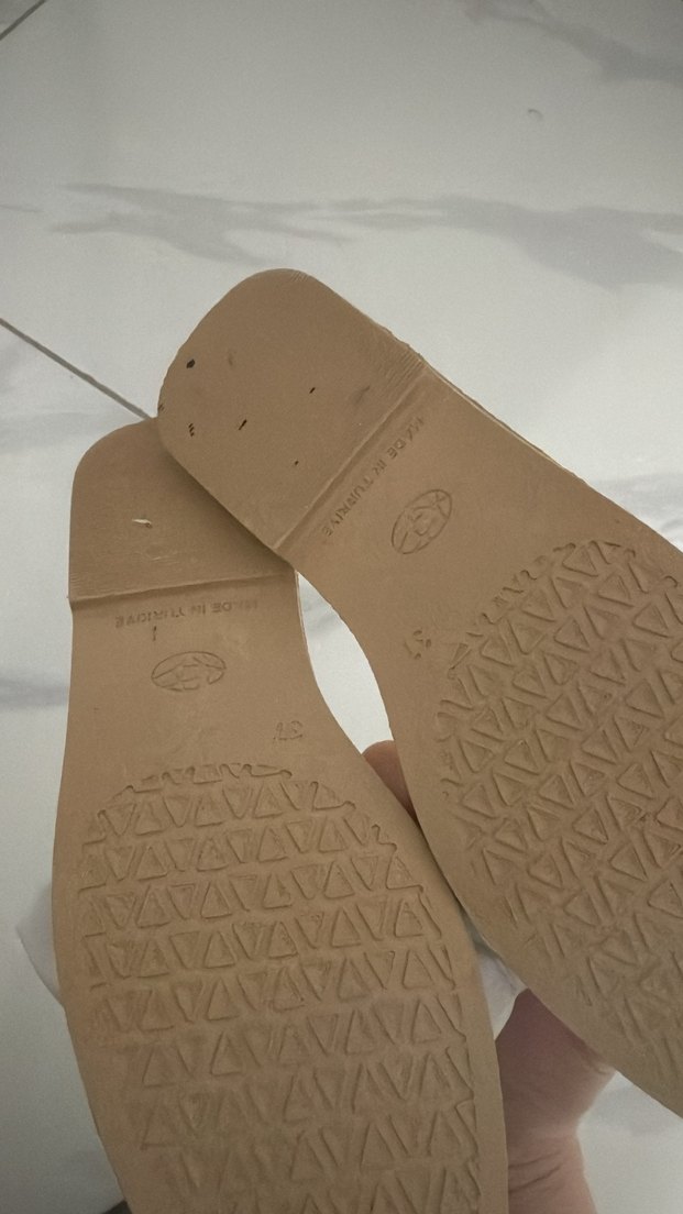 Beyaz Kadın Tokalı Blok  Babet iki adet - Görsel 2